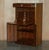 Vintage Hardwood Marble Topped Chrome Drop Front Secretaire with Drawers For Sale - Image 15 of 18