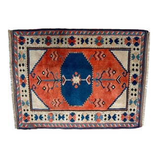 1970s Turkish Rug ,5' X 6'6 For Sale