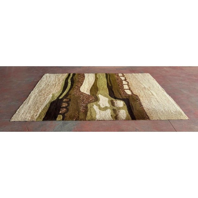 Brutalist Mexico Rug in Wool from Desso, 1970s For Sale - Image 3 of 10