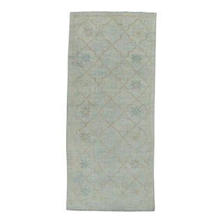 Turkish Oushak Rug 3' x 6'8" #17822 For Sale