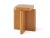 Caramel Spina Lacquered Side Table by Caradavide for Portego For Sale - Image 4 of 8