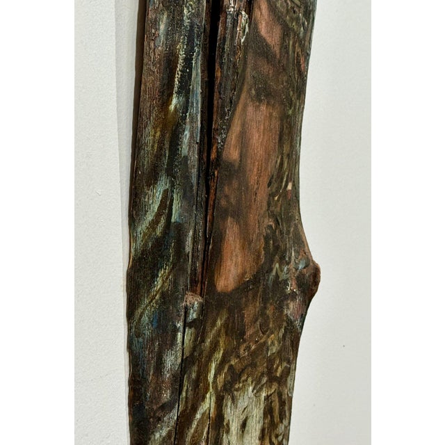 Monumental 73" Signed 1984 Outsider Folk Art Totem – "Ancestral Spirit" For Sale - Image 13 of 18