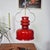 1960s Red Glass Pendant Lamp from Flygsfors, Sweden, 1960s For Sale - Image 5 of 10