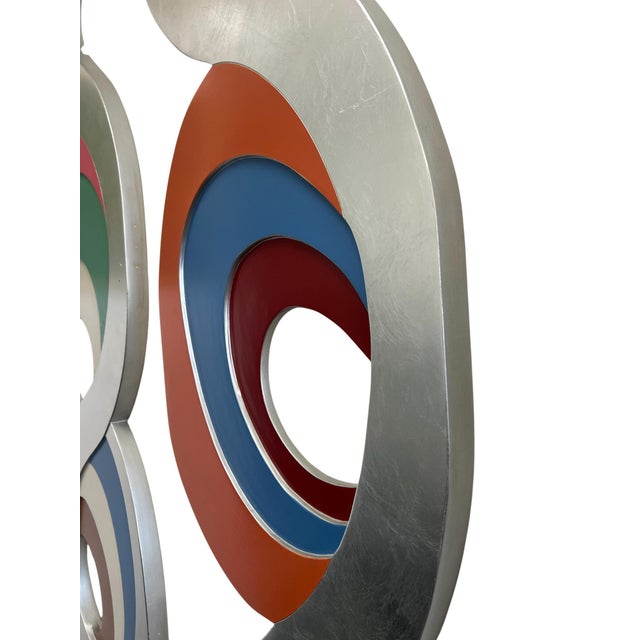 Italian Postmodern Memphis-Style Wall Sculpture, 1980s For Sale - Image 11 of 13