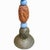 Marc Zimmerman "Stone Perch 4" Glazed Ceramic Totem, 62 Inches Tall, Stone-Like Brown Forms, Blue Sphere Accents, Contemporary Art West Coast For Sale - Image 4 of 7