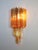 1990s Vintage Murano Wall Sconce with Quadriedri Amber and Trasparent Prism, 1990, Set of 2 For Sale - Image 5 of 13