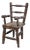 19th Century Miniature Oak Kitchen Windsor Chair, 1880s For Sale