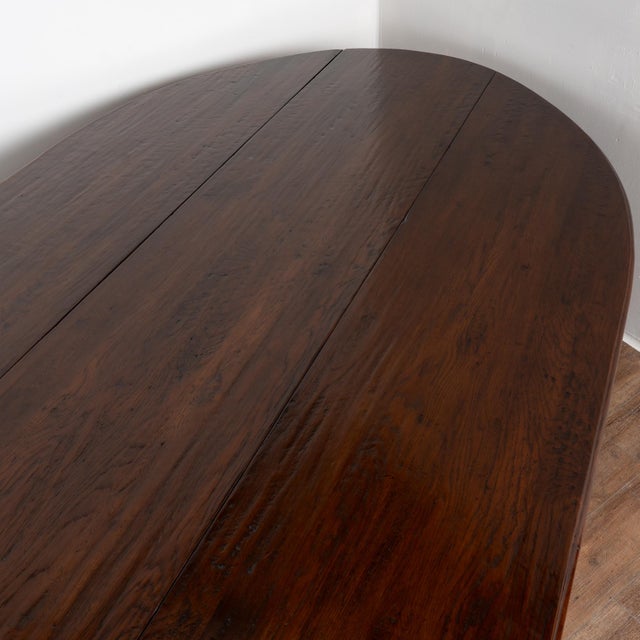 20th Century Large Gateleg English Wake Dining Table For Sale - Image 6 of 18