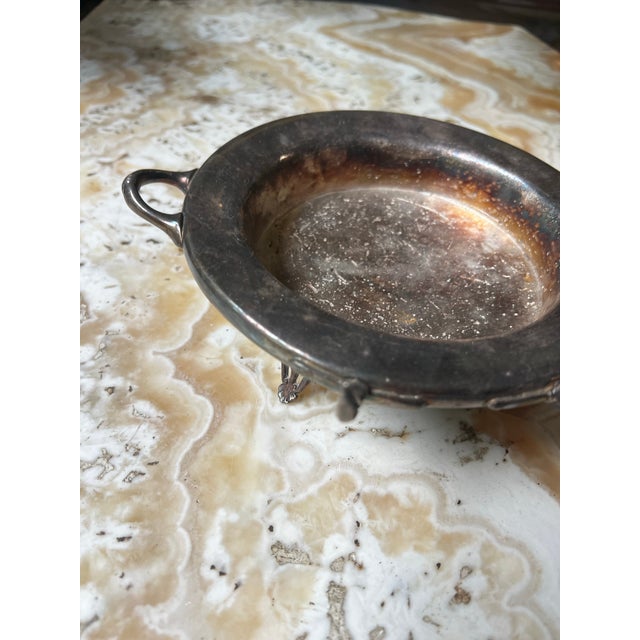 Up for consideration is a beautiful vintage silver ashtray and tea jar pair. This set would look lovely in your home, and...