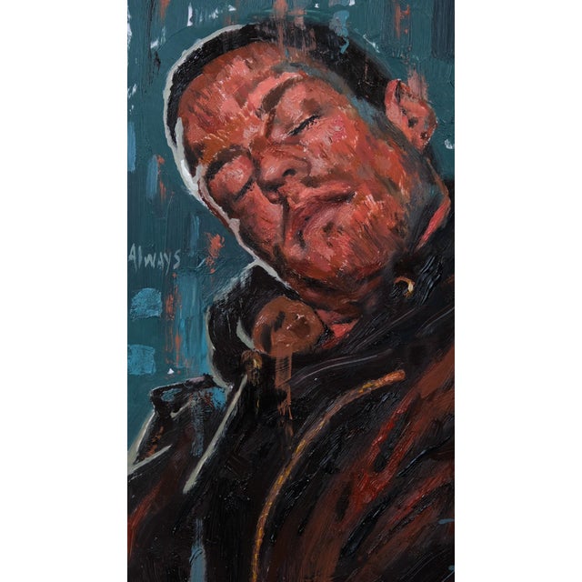 Always by Stefan Smit | Oil on panel portrait of a man with a contemplative expression. For Sale