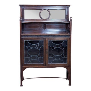 Early 20th Century Antique Display Cabinet For Sale