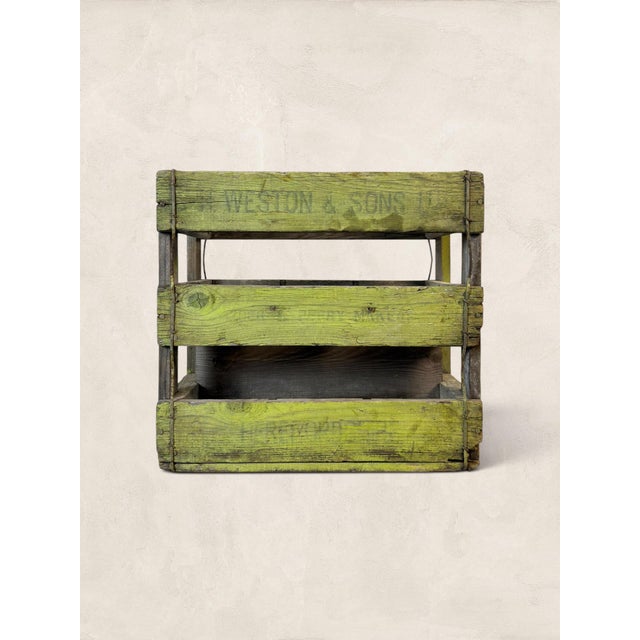 Vintage English Weston and Son LTD Herefordshire Cider Crate. Weston's Cider has been pressing scrumpy in Much Marcle,...