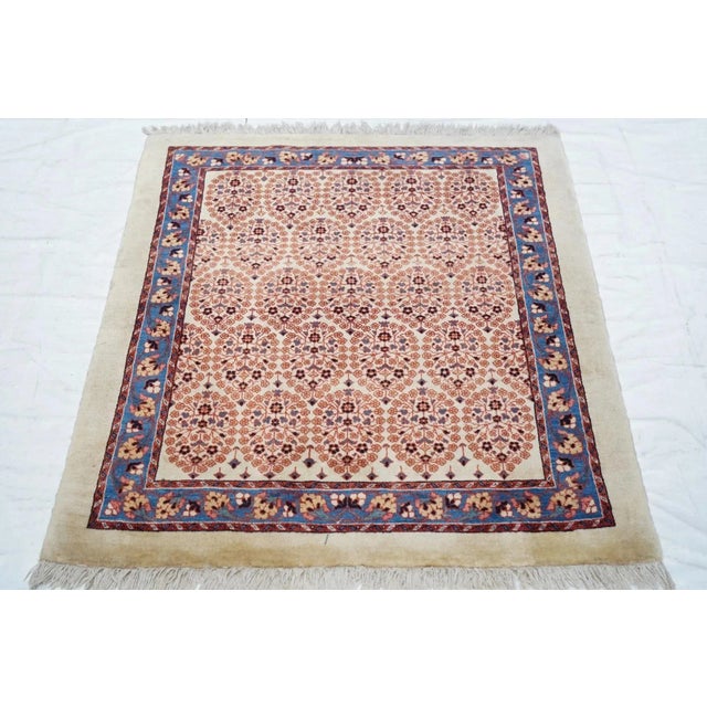 Antique Bidjar Rug 3' x 3'4'' For Sale - Image 10 of 11
