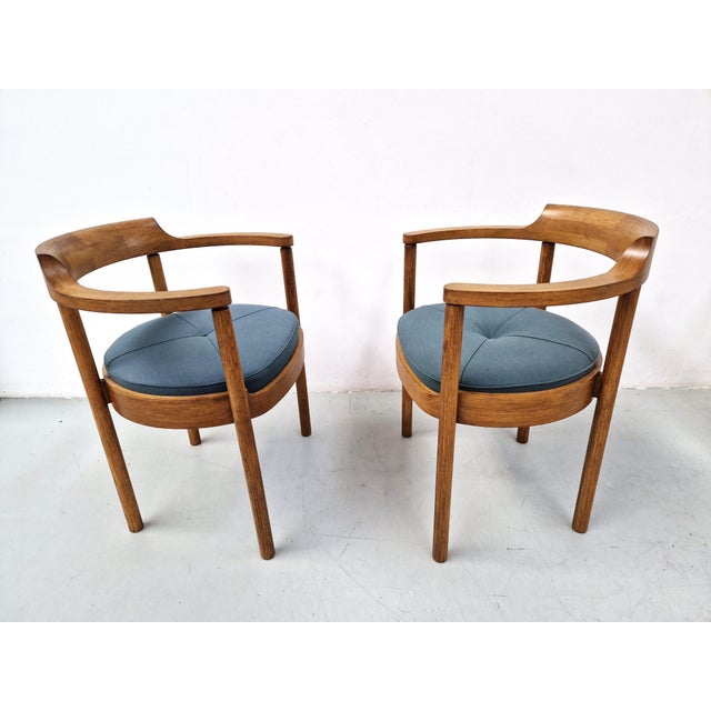 Vintage M40 Chairs by Henning Jensen & Torben Valeur for Munch Møbler, 1970s, Set of 3 For Sale - Image 11 of 11