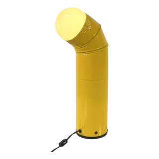 Yellow Pipeline Table Lamp, 1960s For Sale