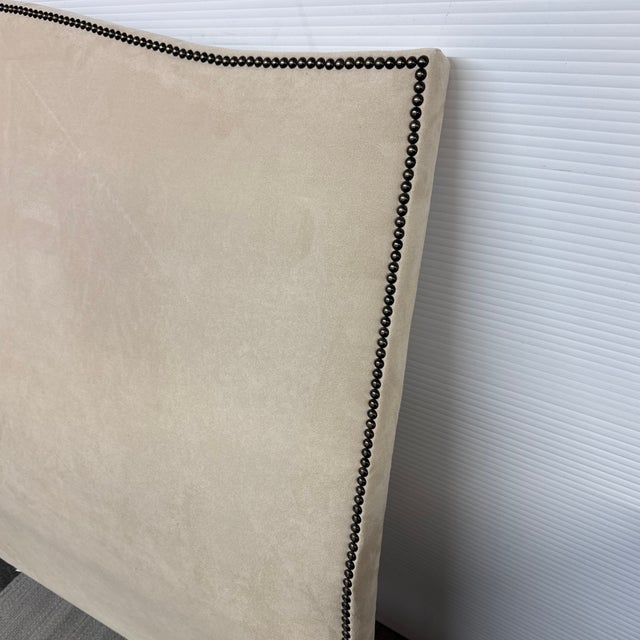 Queen Size Camelback Headboard For Sale - Image 12 of 12