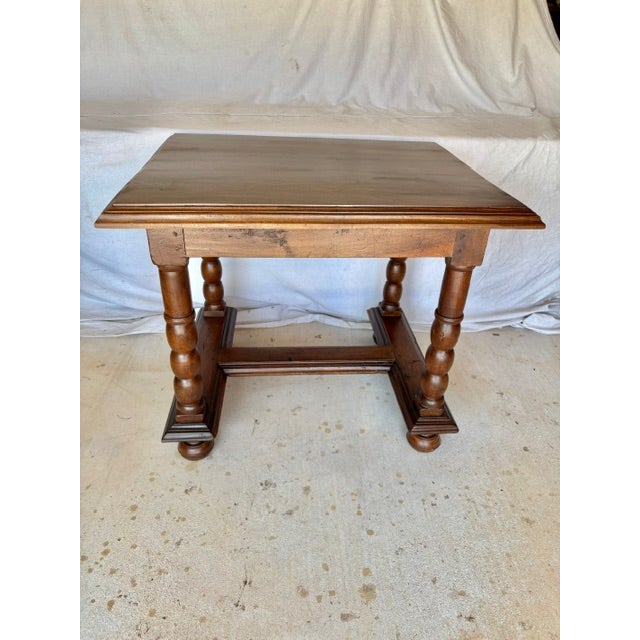 19th Century French Walnut Side Table For Sale - Image 13 of 13