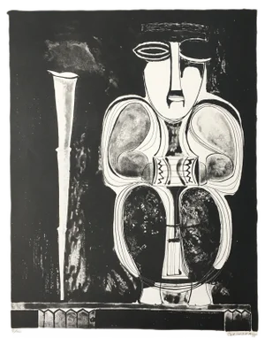 Screenprint by Surindra, 1966