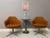 Mid-Century Modern Vintage, Mid Century Modern Vecta Group Swivel Chairs in Burnt Orange For Sale - Image 3 of 12