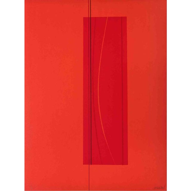 Red Six is a lithograph realized by the Italian painter Lorenzo Indrimi in the 1970s. The artist found inspiration in the...