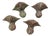 Art Nouveau Cast Iron Bathtub Legs with Eagle Claw Design, Set of 4 For Sale