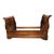 Circa 1820 French Sleigh Bed and Chevet Side Table With Sycamore Inlay For Sale