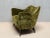 Perla Loveseat in Olive Green Dedar Velvet by Giulia Veronesi for ISA Bergamo, 1950s For Sale - Image 9 of 16
