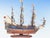 Mid-Century Modern Exquisite Handcrafted Wooden Ship Model – Luxury Nautical Home Decor Statement Piece for Modern Interiors For Sale - Image 3 of 13