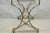 Traditional Vintage Directoire Maison Jansen Style Steel & Brass Marble Top Console Table For Sale - Image 3 of 18