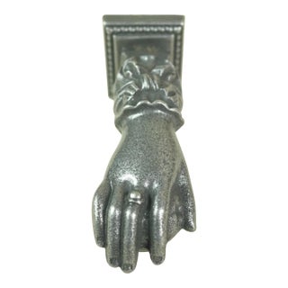 Mid 19th Century French, Napoleon III Cast Iron Door Knocker For Sale