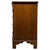 20th Century English Bow-Front Burr Walnut Chest of Drawers For Sale - Image 12 of 13