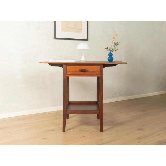 Art Nouveau German Sewing Table in Wood For Sale - Image 4 of 12