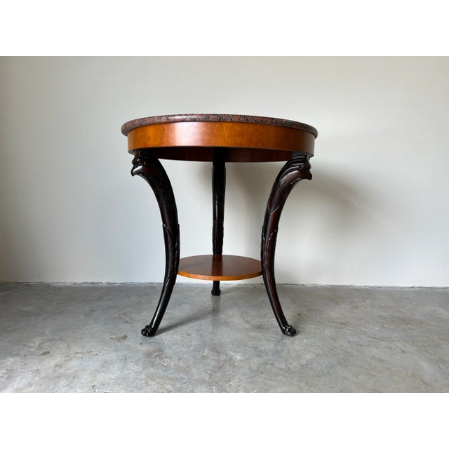 Vintage Baker Empire Gueridon Mahogany Accent Table For Sale - Image 13 of 13