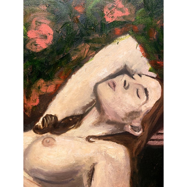 Nude Woman in Flowers For Sale - Image 4 of 4