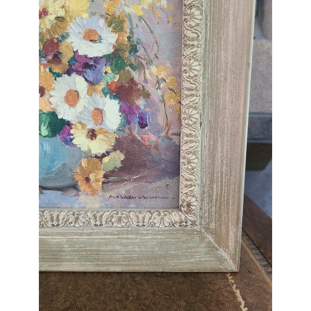 1930s Nell Walker Warner Oil Painting Floral Still Life For Sale - Image 11 of 14