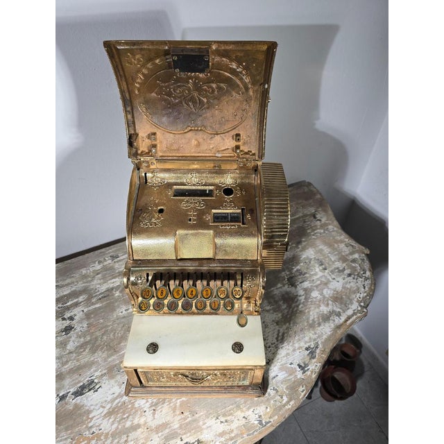 Brass Cash Register from National, 1900s For Sale - Image 17 of 18