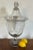 Large antique early 19th century George III Anglo Irish crystal glass Uun with facet cut finial on the lid. Wonderful...