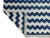 Not Yet Made - Made To Order Handmade Cotton Small Chevron Rug, Blue And White - 8'x10' For Sale - Image 5 of 7