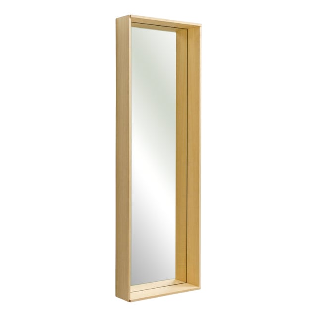 Campo Minimalist Wall Mirror in Ash by Filipe & Viricel For Sale