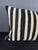 Contemporary Turkish Hemp Pillow Cushion Natural Beige Black Pillow Cushion Cover 16" x 24" For Sale - Image 3 of 4