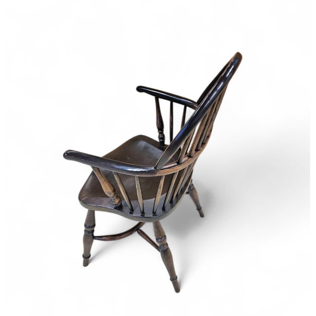 Georgian Bow and Stick Back Windsor Chairs, Set of 4 For Sale - Image 13 of 18