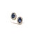 Natural Sapphire Diamond Stud Earrings 14k W Gold 0.64 TCW Certified $3490 121273 Nothing says, “I Love you” more than...