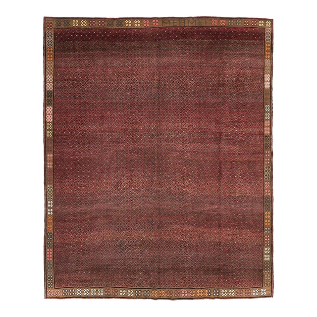 Galerie Shabab Collection Mid-20th Century Turkish Anatolian Room Size Carpet For Sale