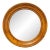 Rather Large Round Framed Mirror For Sale