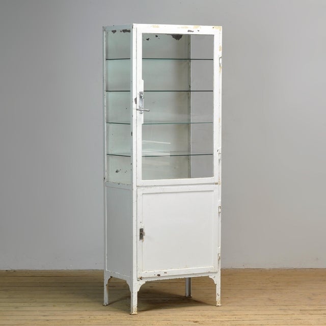 Iron Medical Cabinet, 1930s For Sale - Image 14 of 14