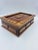 Mid 20th Century Mid-Century Solid Wood & Leatherette Inlay Box For Sale - Image 5 of 13