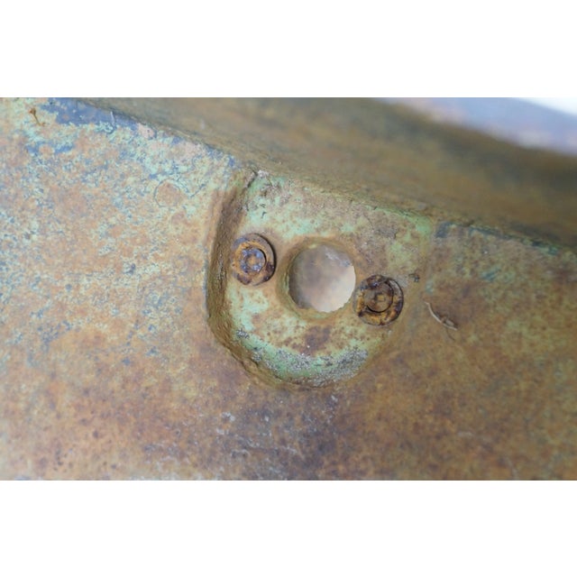 Late 20th Century Neoclassical Cast Iron Wall Lavabo For Sale - Image 9 of 14