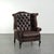 Cowhide Chesterfield Wing Armchair For Sale - Image 13 of 13