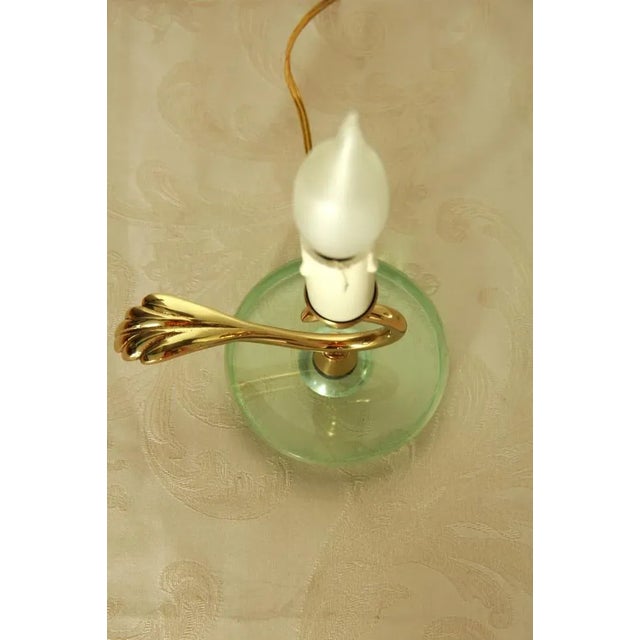 Metal Table Lamps, Italy, 1940s, Set of 2 For Sale - Image 7 of 12