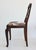 Brown Set of Six French Provincial Oak Ladder-Back Dining Chairs W/ Upholstered Seats For Sale - Image 8 of 18